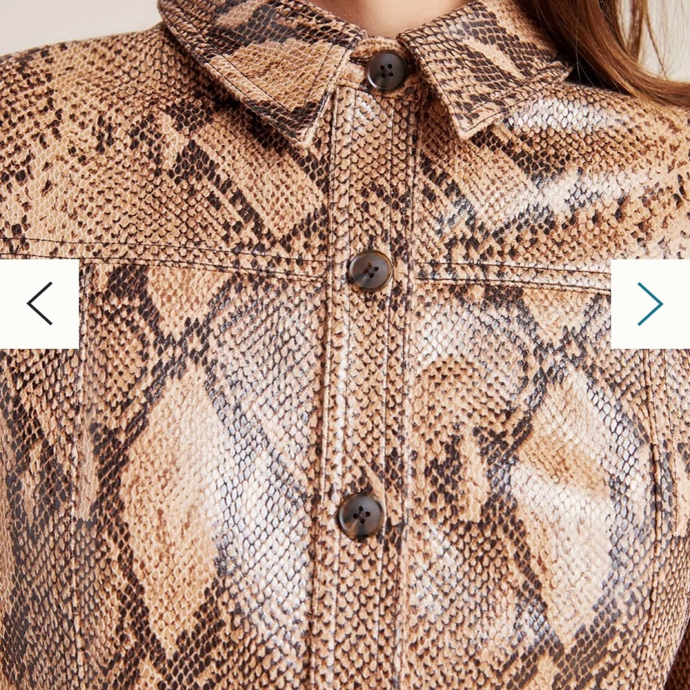 Anthropologie Current Air Python Textured And Cro… - image 5